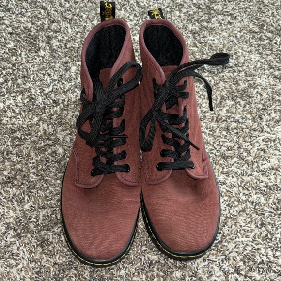 Dr doc Martens Shoreditch canvas boots high tops sneakers 6 37 - Picture 5 of 9